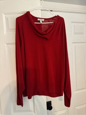 COS Red Cowl Neck Sweater size L